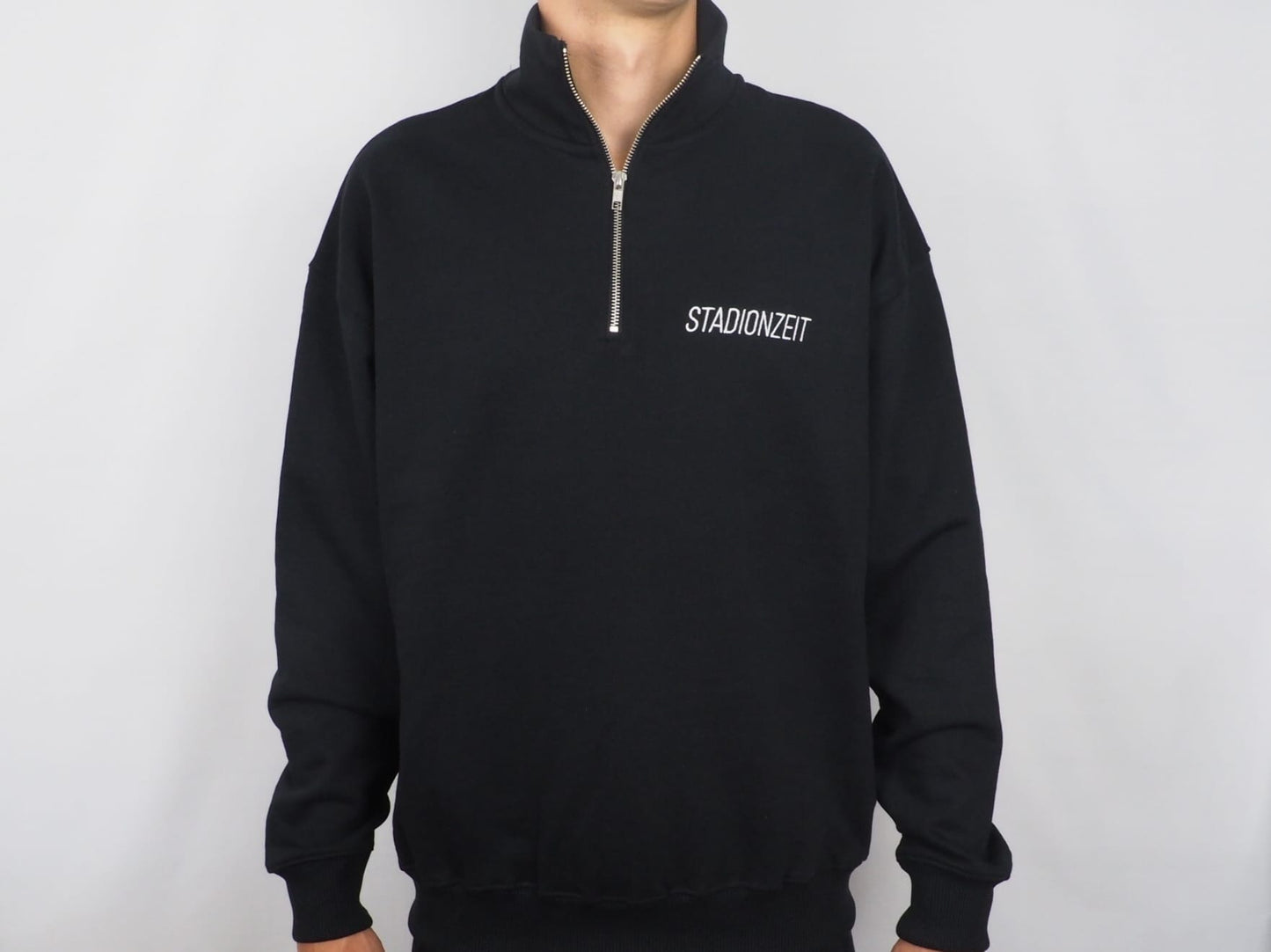 Zipkragen Sweatshirt "Stadionzeit 2D" | Unisex