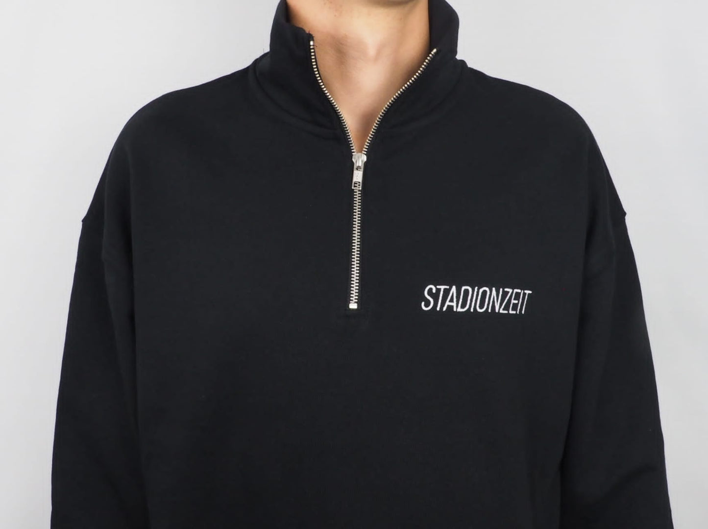 Zipkragen Sweatshirt "Stadionzeit 2D" | Unisex