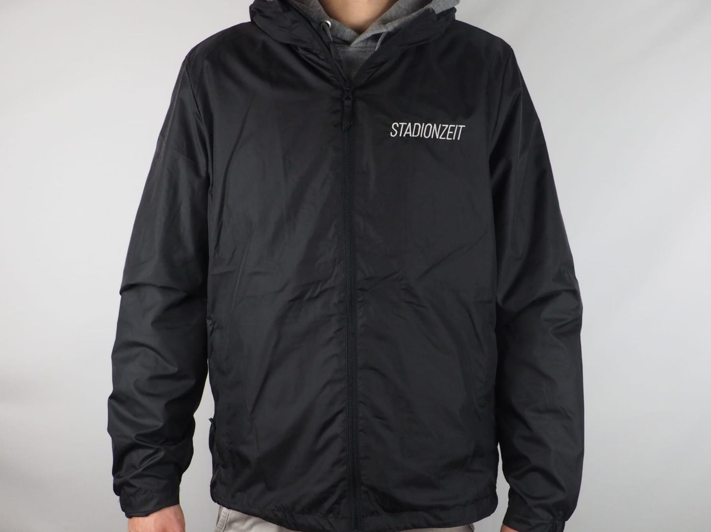 Leichte Kapuzenjacke - "Stadionzeit 2D" | Unisex