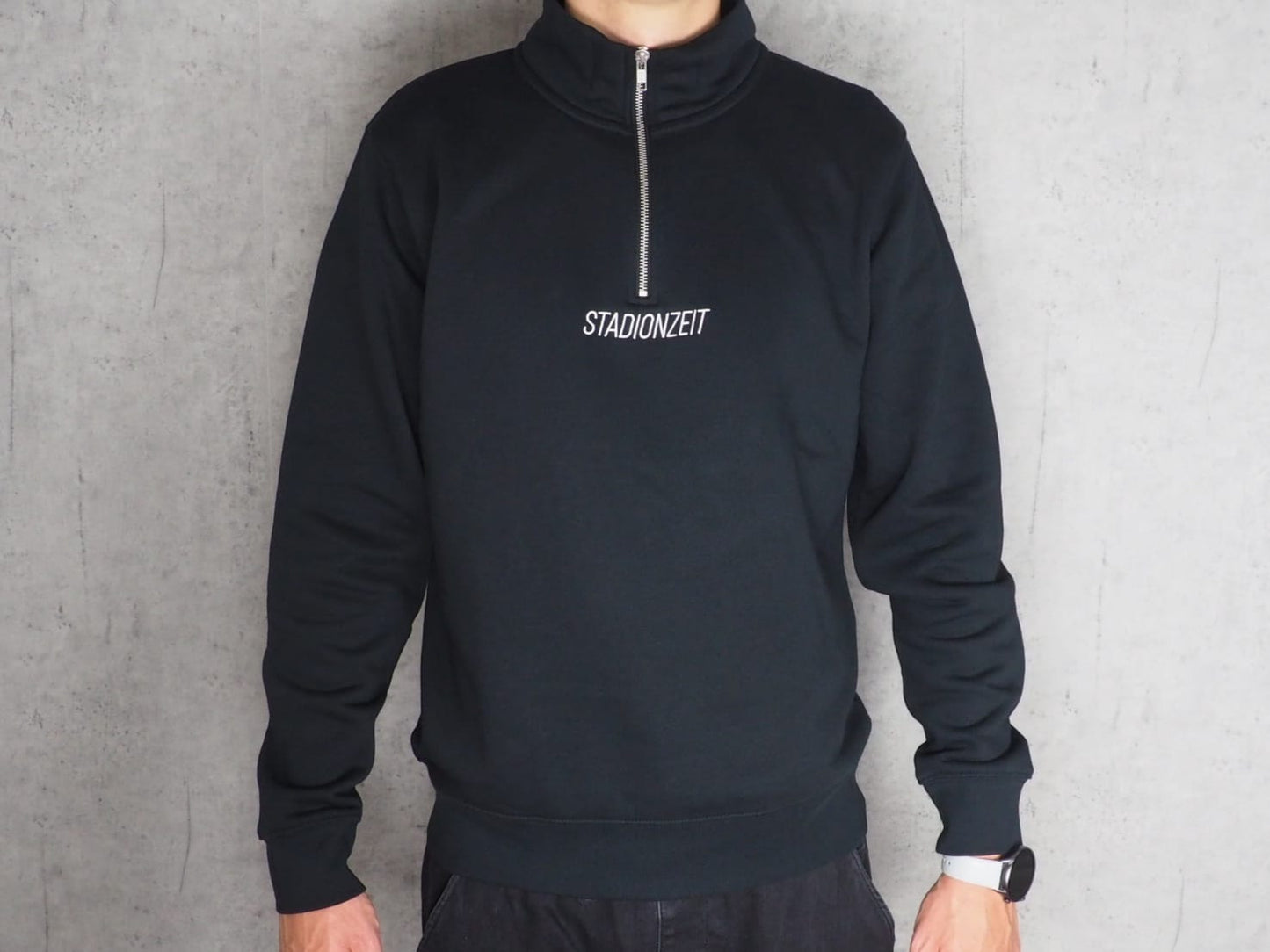 1/4 Zip Sweatshirt "Stadionzeit 2D" | Unisex