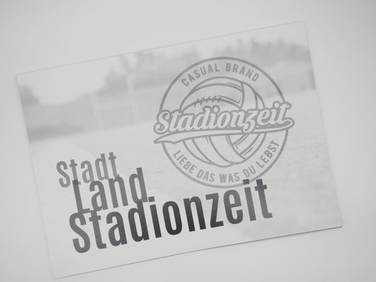 Gesellschaftsspiel - Stadt. Land. Stadionzeit.